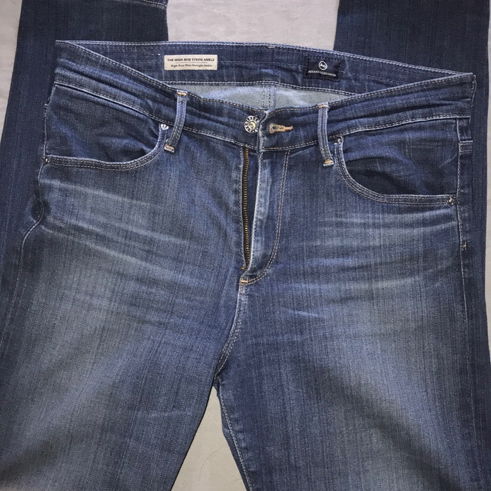 AG The Stevie High rise ankle jeans